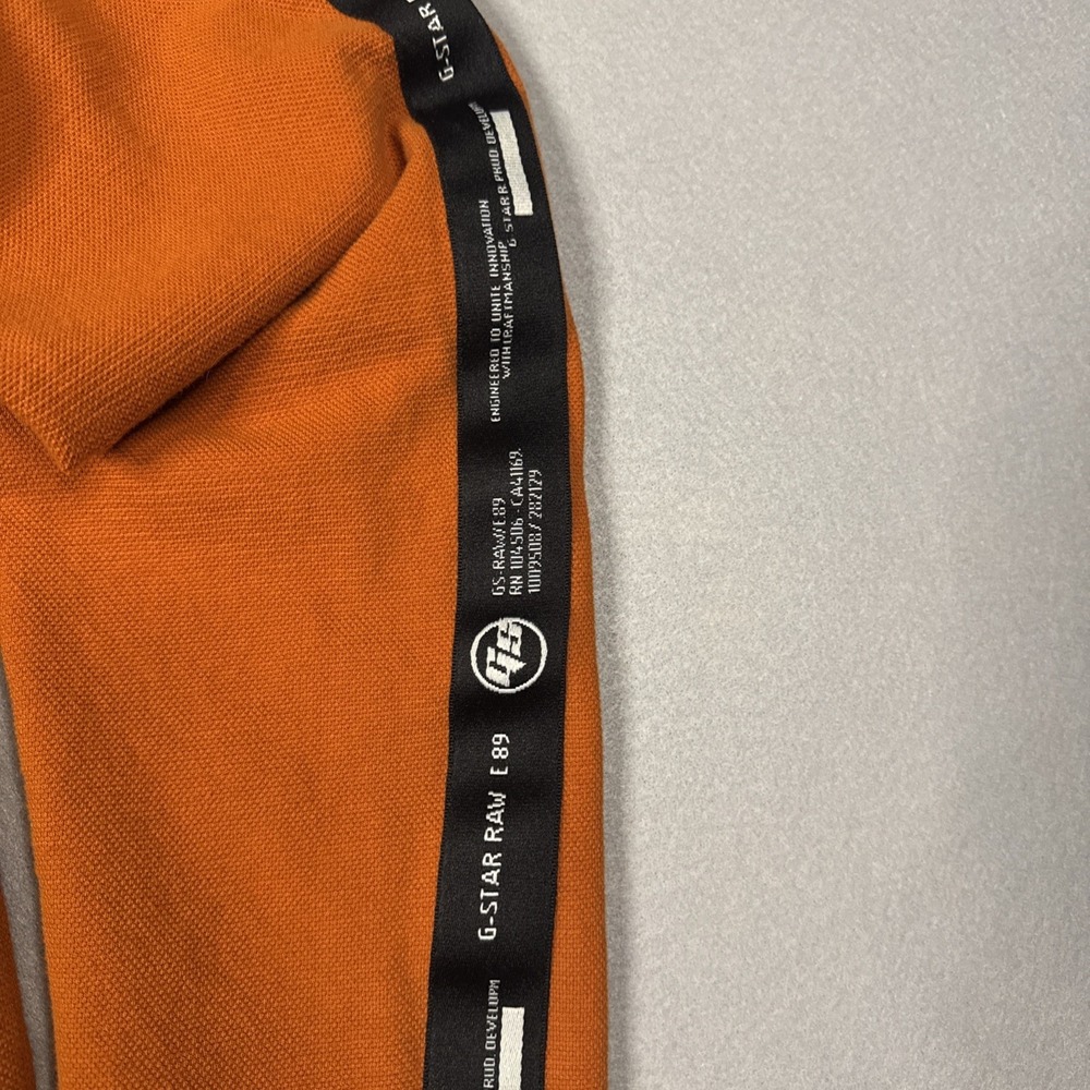 G-Star Men`s MED Lightweight Logo Tape Zip Through Sweater Logo Tape Sleeve Hits - Picture 5 of 11